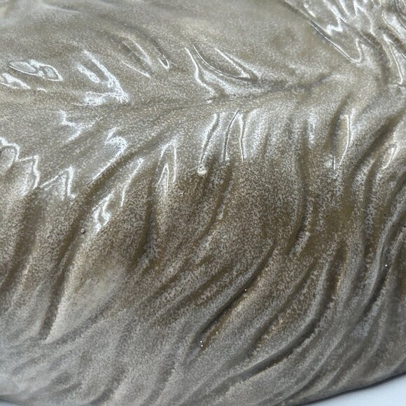 Vintage Tan Brown Kitty Cat Sleeping Napping Large Ceramic Statue Figurine 11" - Picture 7 of 10